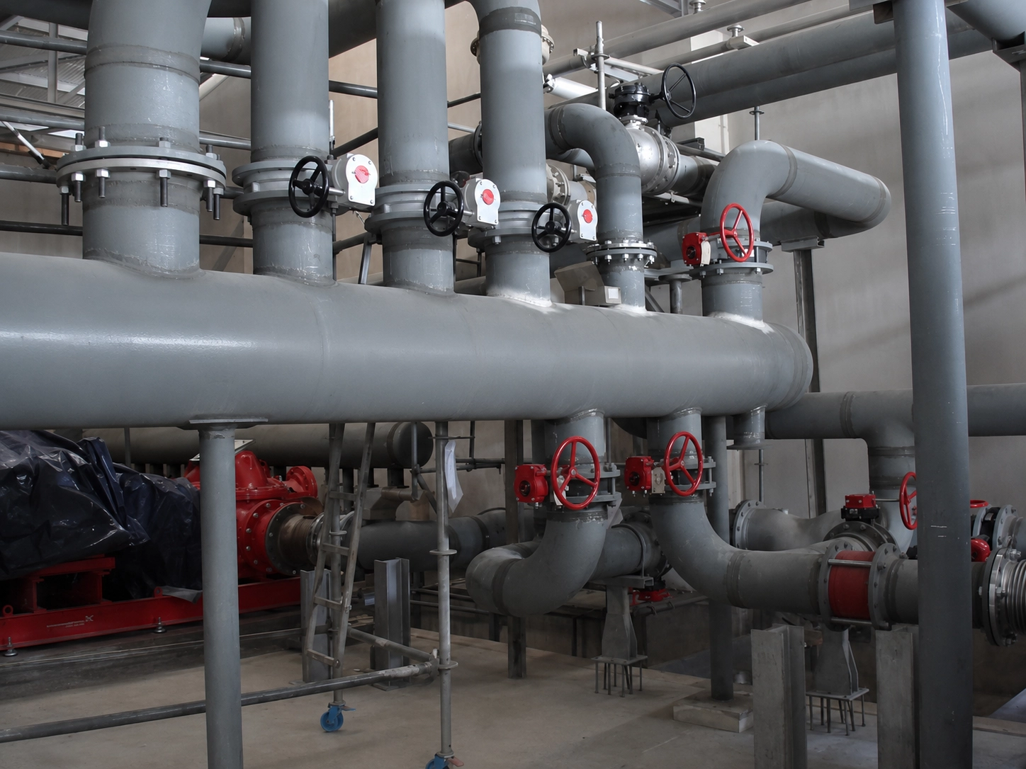 Rozsdamentes technológiai csőszerelés karimás kötésekkel